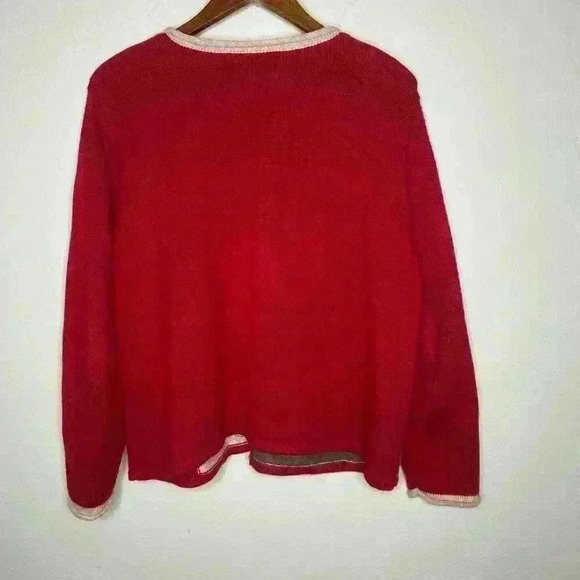VNTG Heirloom Collectibles Christmas Collection Sweater Sz L - Picture 2 of 8